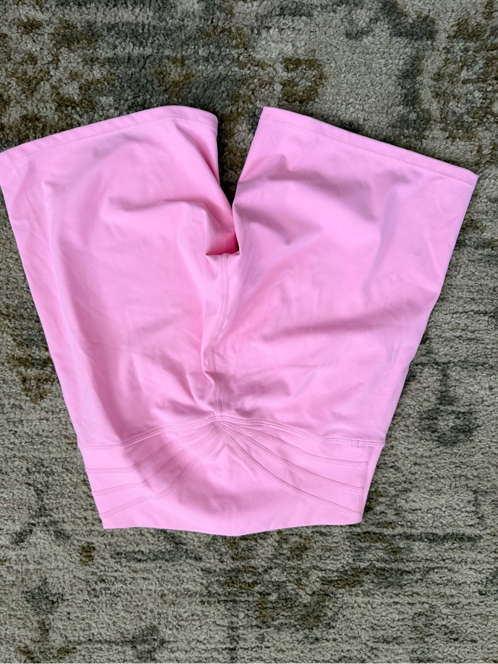 Women's High-Rise Pink Bike Shorts with Supportive Waistband - Picture 2 of 2